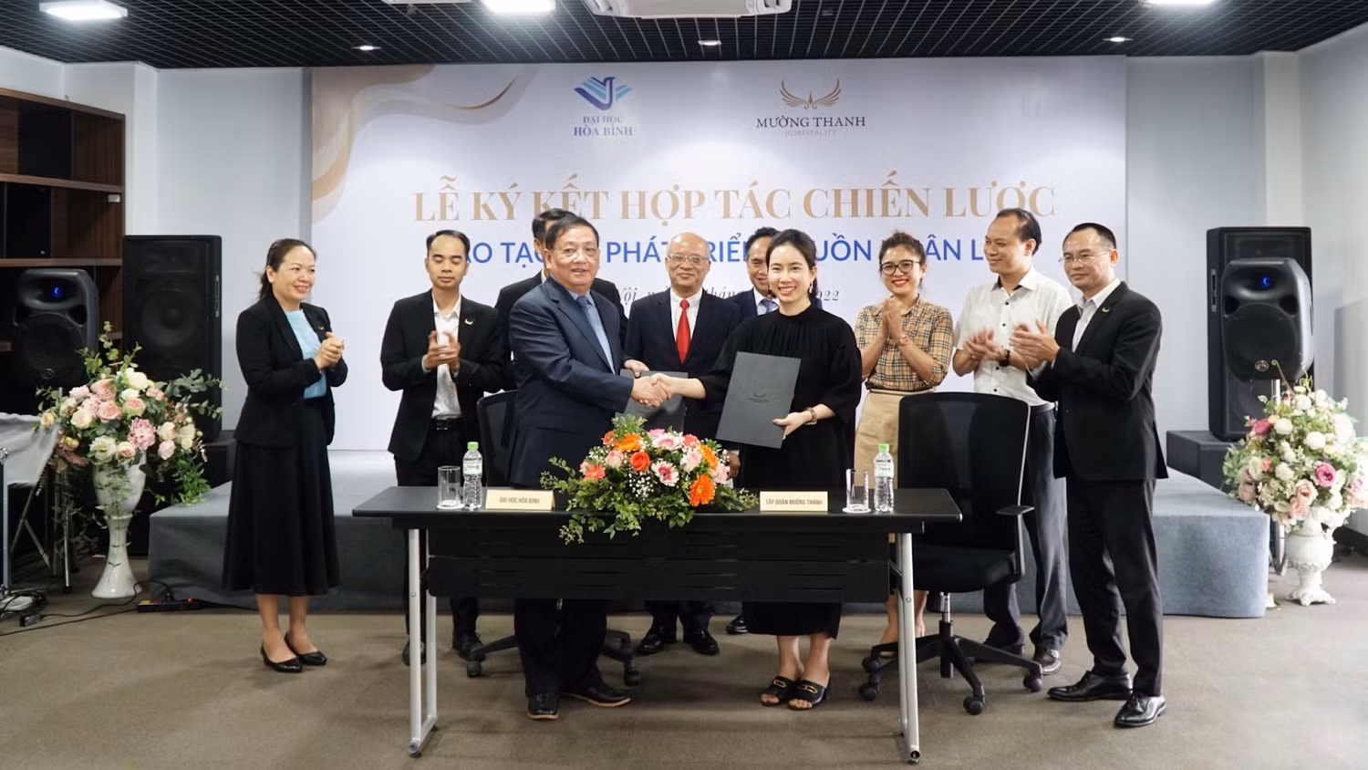 Trường Đại học Hòa Bình có chương trình đào tạo đa ngành, trong đó ngành Quản trị khách sạn là một trong các ngành được đào tạo theo đơn đặt hàng của các đối tác lớn. Ảnh: NVCC