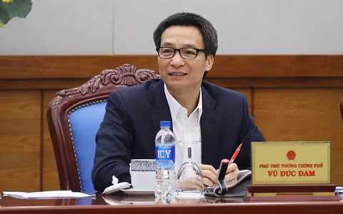 Phó Thủ tướng Vũ Đức Đam. Ảnh VOV Phó Thủ tướng Vũ Đức Đam. Ảnh VOV