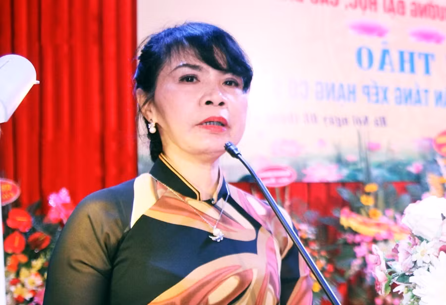 Bà Nguyễn Phương Nga – Giám đốc Trung tâm Kiểm định chất lượng giáo dục (Hiệp hội các trường đại học, cao đẳng Việt Nam). Ảnh Xuân Trung Bà Nguyễn Phương Nga – Giám đốc Trung tâm Kiểm định chất lượng giáo dục (Hiệp hội các trường đại học, cao đẳng Việt Nam). Ảnh Xuân Trung