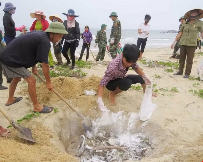 Cá chết ở miền Trung trong thời gian qua gây thiệt hại lớn về kinh tế đối với các tỉnh miền Trung. Ảnh minh họa PLO Cá chết ở miền Trung trong thời gian qua gây thiệt hại lớn về kinh tế đối với các tỉnh miền Trung. Ảnh minh họa PLO