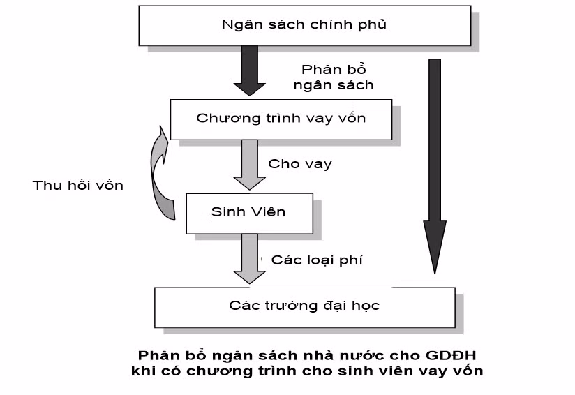 Hình 10- Phân bổ ngân sách Nhà nước cho giáo dục đại học. Hình 10- Phân bổ ngân sách Nhà nước cho giáo dục đại học.
