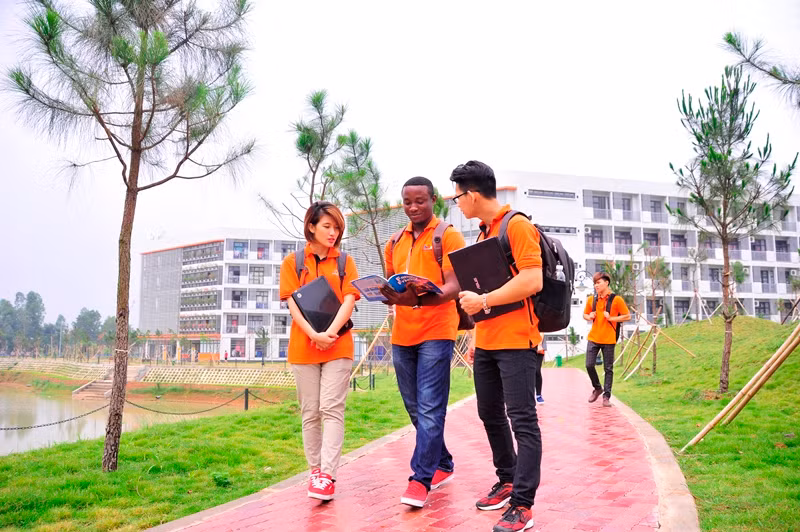 Sinh viên quốc tế tại ĐH FPT. Ảnh nhà trường cung cấp.
