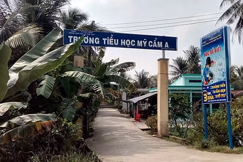 Trường Tiểu học Mỹ Cẩm A. (Ảnh: Hưng Long)