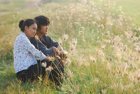 Nữ diễn viên trẻ Ninh Dương Lan Ngọc vai Nương trong phim "Cánh đồng bất tận".