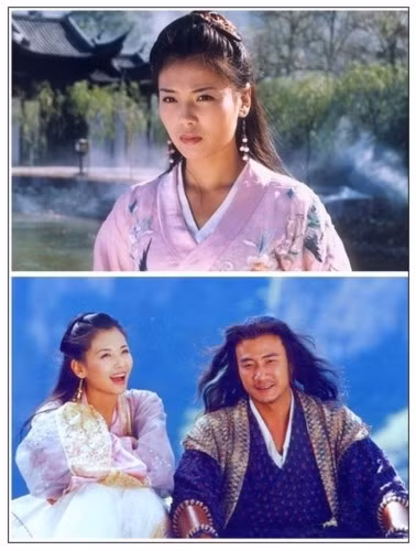 Số 15. Lưu Đào vai A Châu trong “Thiên long bát bộ” 2003. Số 15. Lưu Đào vai A Châu trong “Thiên long bát bộ” 2003.