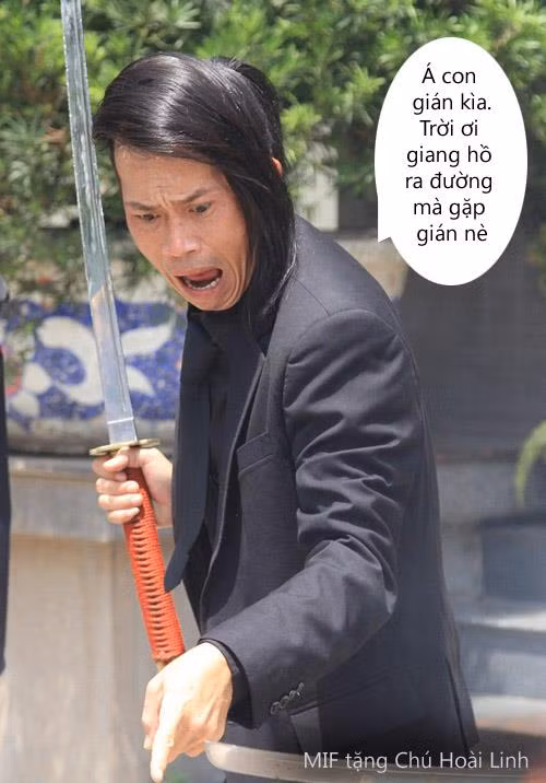Ảnh fan làm tặng danh hài Hoài Linh.