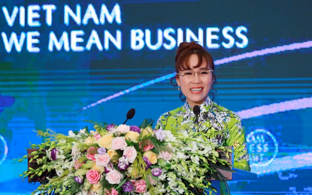 Bà Nguyễn Thị Phương Thảo - Tổng Giám đốc Vietjet là Doanh nhân Đông Nam Á tiêu biểu 2018. Ảnh: Vietjet. Bà Nguyễn Thị Phương Thảo - Tổng Giám đốc Vietjet là Doanh nhân Đông Nam Á tiêu biểu 2018. Ảnh: Vietjet.