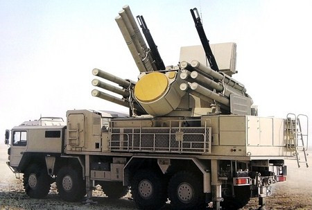 Phiên bản hệ thống Pantsir-S1 xuất khẩu.