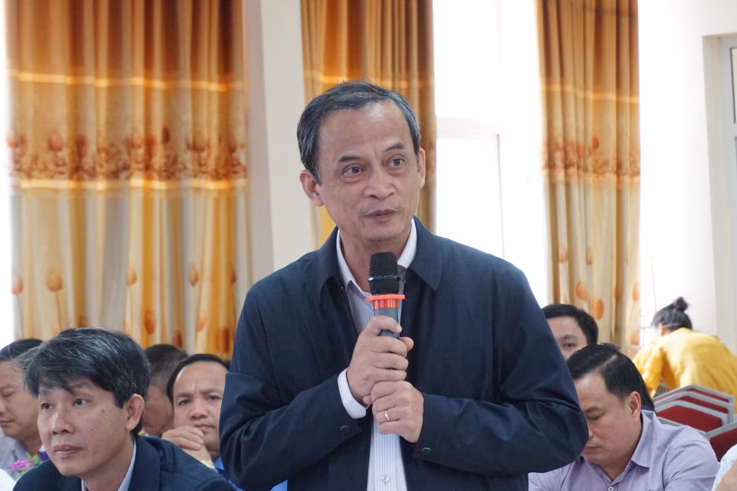 Giáo sư Nguyễn Thanh Phương chia sẻ tại tọa đàm. (Ảnh: Nguyên Phương) Giáo sư Nguyễn Thanh Phương chia sẻ tại tọa đàm. (Ảnh: Nguyên Phương)