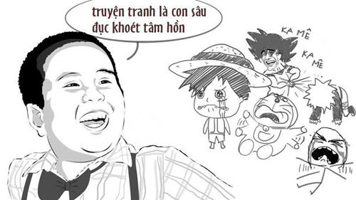 Đỗ Nhật Nam nói: "Truyện tranh là con sâu đục khoét tâm hồn". Nhiều người vin vào đó "ném đá" cậu bé 11 tuổi.