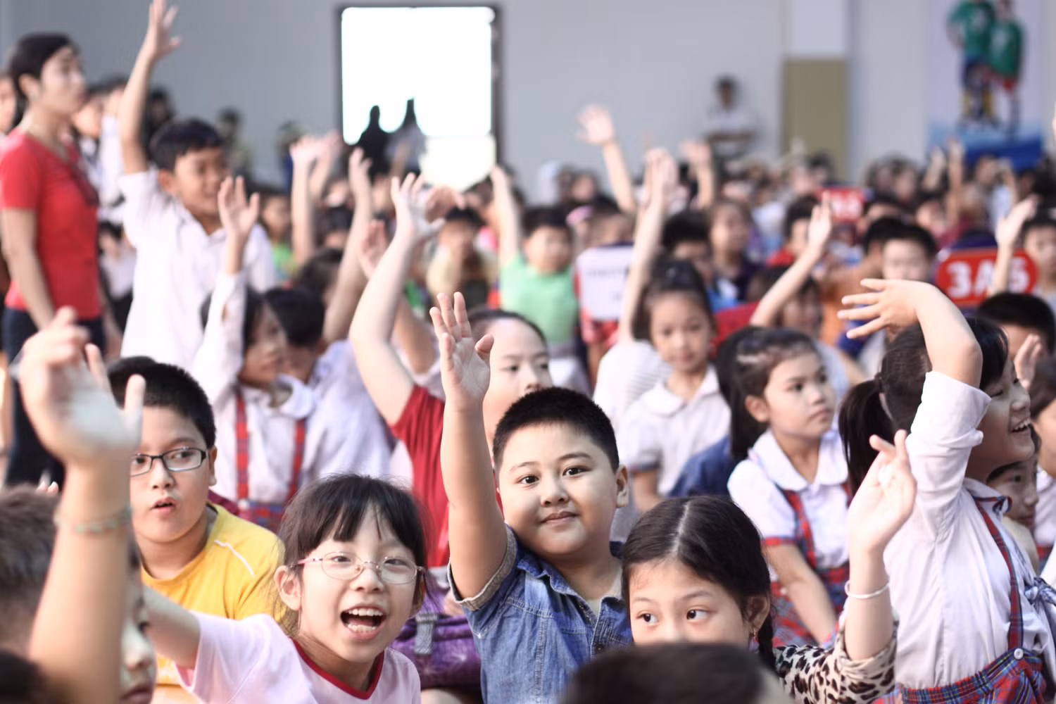 Hơn 2.000 thí sinh nhí háo hức trước “giờ G” Hơn 2.000 thí sinh nhí háo hức trước “giờ G”
