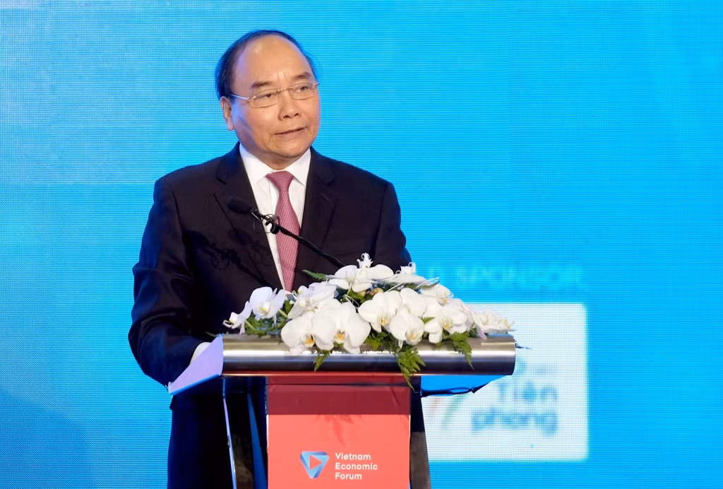 Thủ tướng phát biểu tại diễn đàn. (Ảnh: VGP)