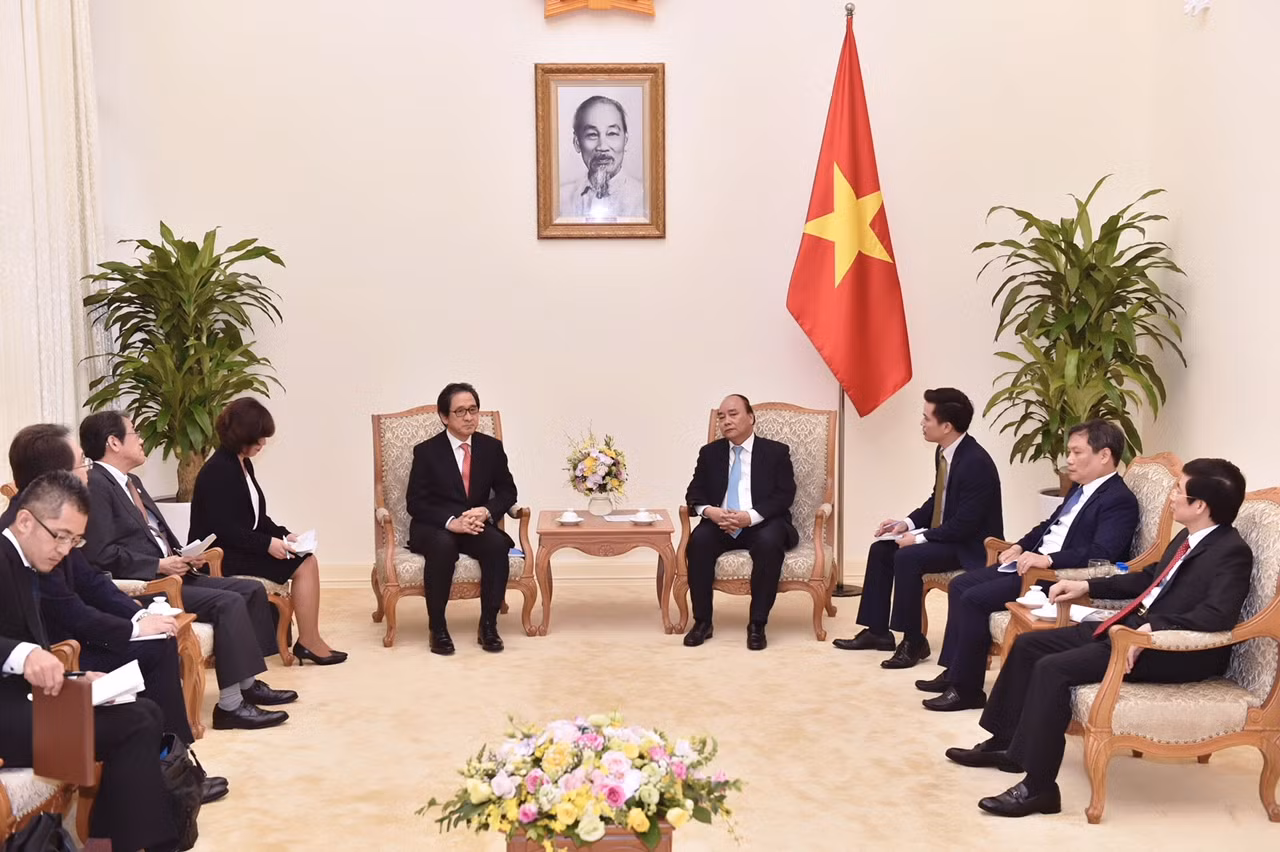 Quang cảnh buổi tiếp. (Ảnh: VGP) Quang cảnh buổi tiếp. (Ảnh: VGP)