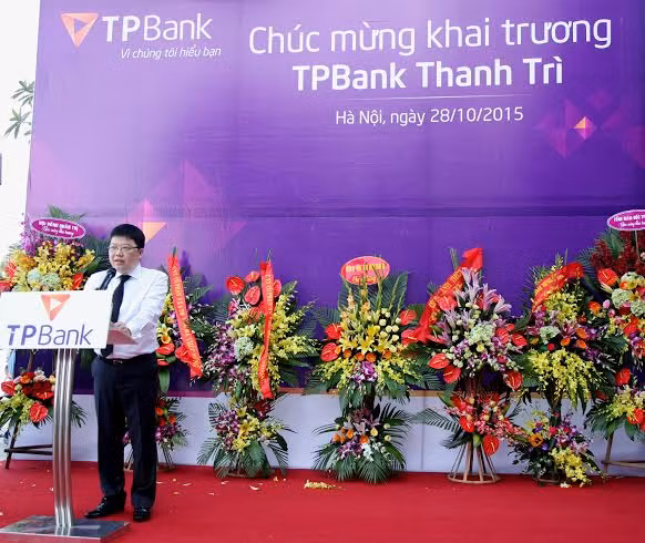 Ông Nguyễn Hưng – Tổng giám đốc TPBamk phát biểu tại Lễ khai trương.