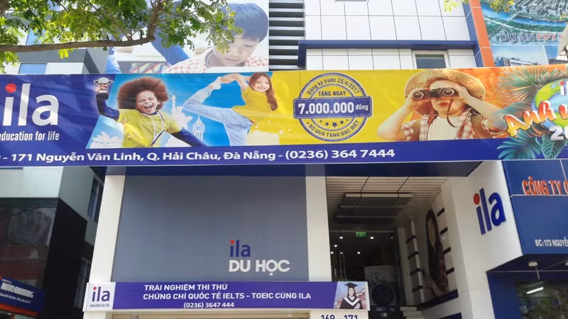 Công ty tư vấn du học ILA bị gia đình học viên tố "mang con bỏ chợ". Ảnh: TT