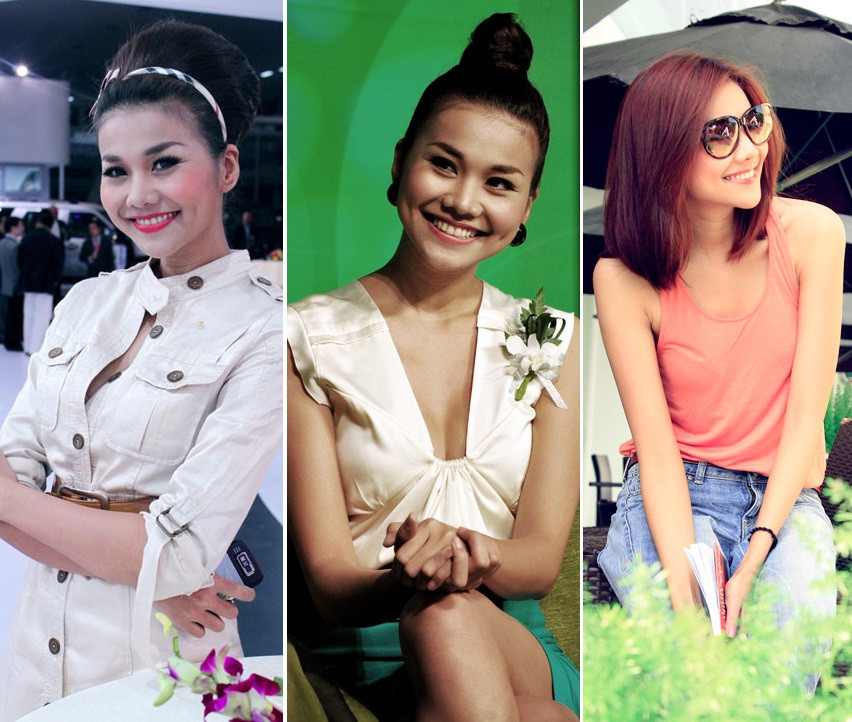 Thanh Hằng như một cô nàng tắc kè hoa xinh đẹp biến hóa không ngừng với nhiều phong cách thời trang khác nhau. Thanh Hằng để lại ấn tượng với hình ảnh siêu mẫu chân dài 1,2m với gu ăn mặc lịch lãm, trẻ trung và vô cùng sexy.