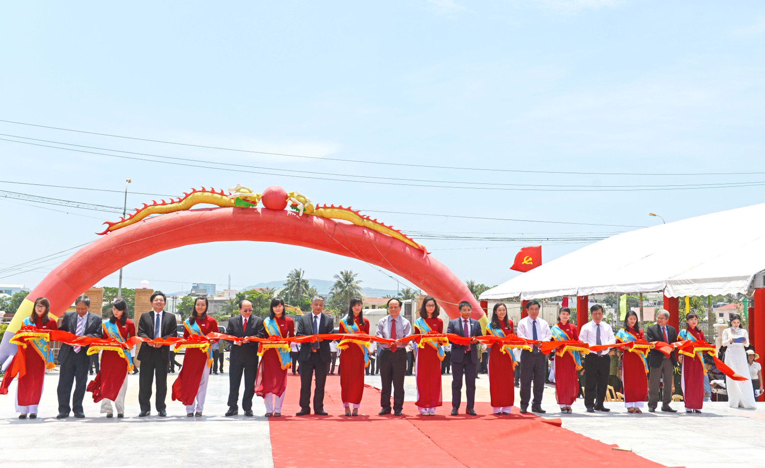 Lễ cắt băng khánh thành công trình nâng cấp NTLS TP.Quy Nhơn.