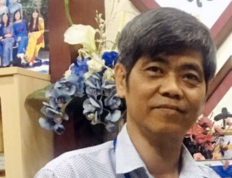 Thầy Nguyễn Văn Hùng. (Ảnh: H.L)