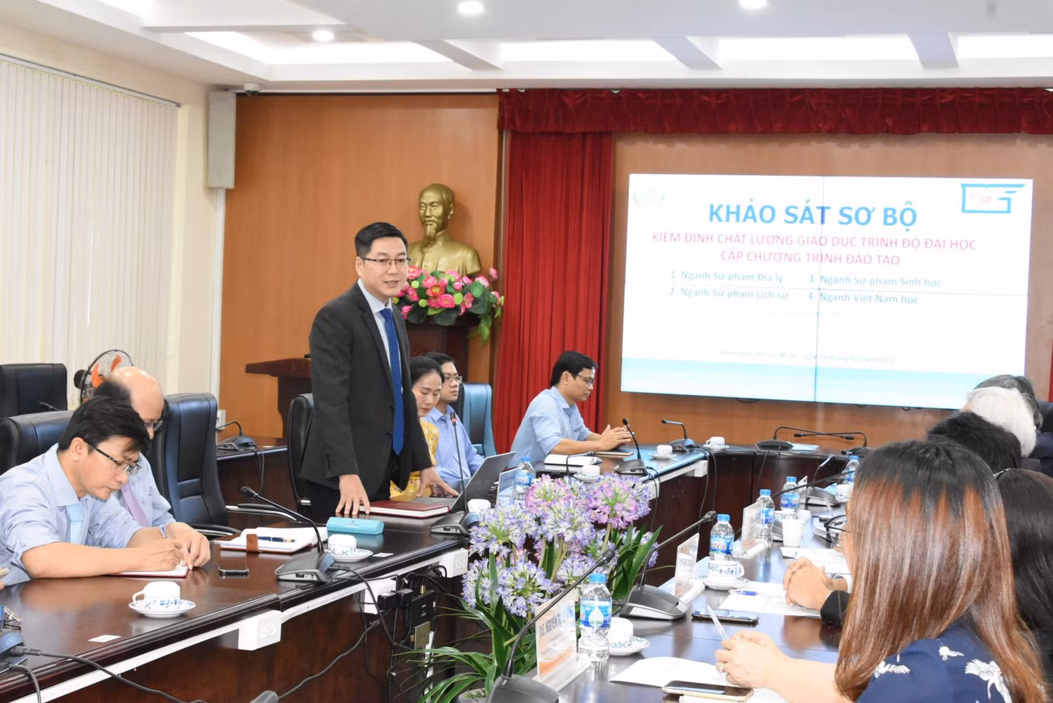 Thạc sĩ Nguyễn Ngọc Trung – Phó Hiệu trưởng Trường Đại học Sư phạm Thành phố Hồ Chí Minh. Ảnh: NVCC