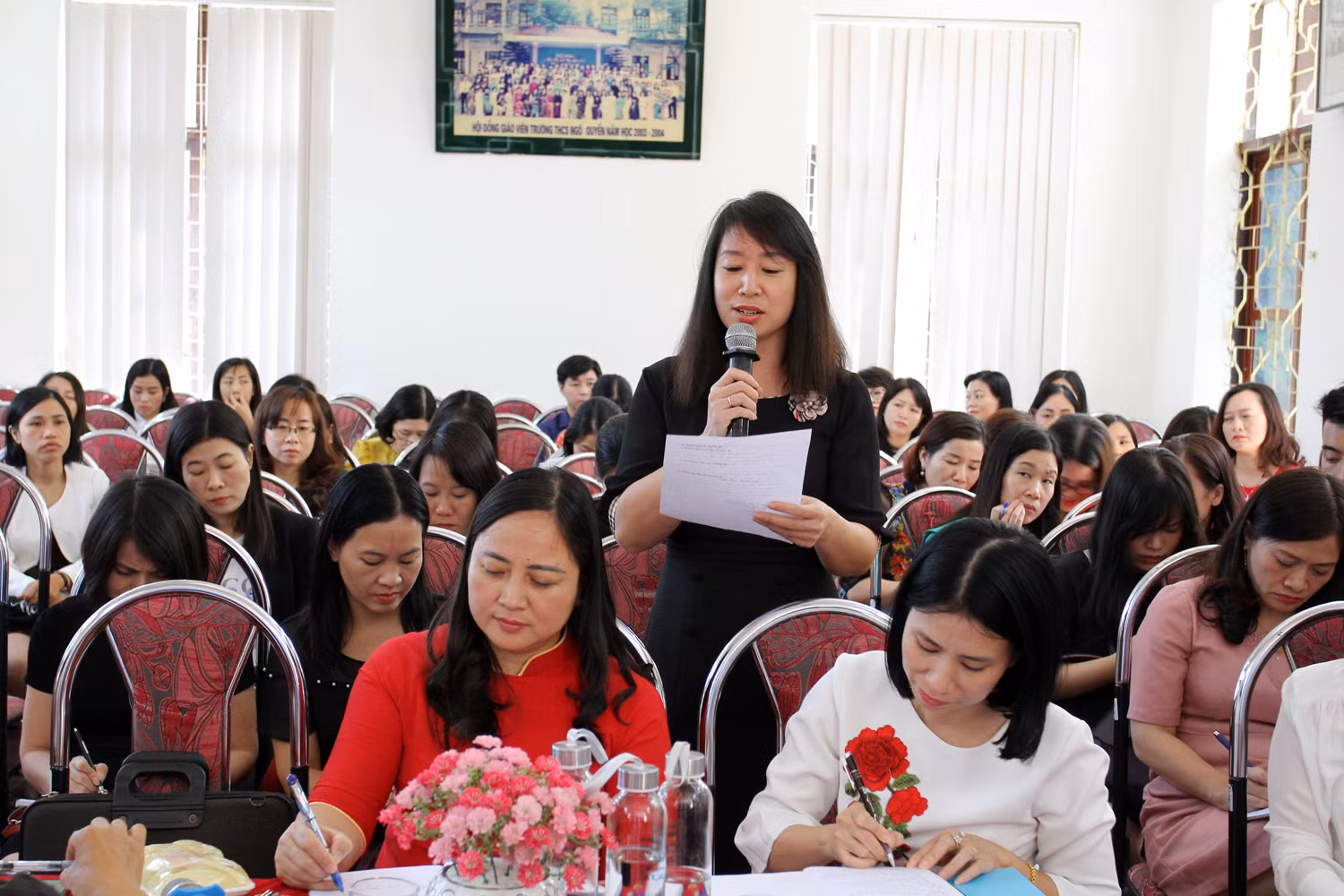 Chuyên đề được các nhà trường trên địa bàn quận Lê Chân đánh giáo cao (Ảnh: Lã Tiến)