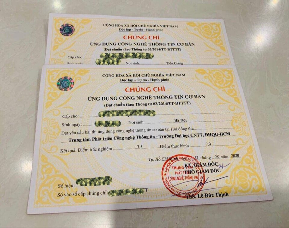 Việc thi và cấp chứng chỉ này đang bị cho là bát nháo, dễ dàng (ảnh: CTV)