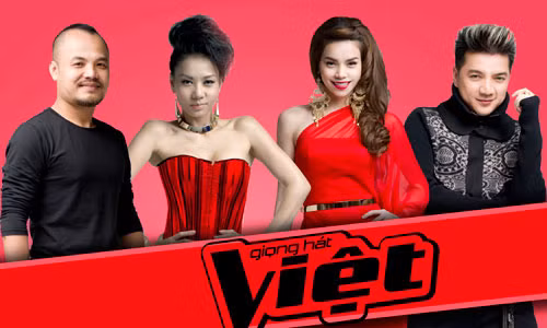 Bốn vị giám khảo kiêm huấn luyện viên của "Giọng hát Việt" là Trần Lập, Thu Minh, Hồ Ngọc Hà, Đàm Vĩnh Hưng (từ trái sang) Bốn vị giám khảo kiêm huấn luyện viên của "Giọng hát Việt" là Trần Lập, Thu Minh, Hồ Ngọc Hà, Đàm Vĩnh Hưng (từ trái sang)
