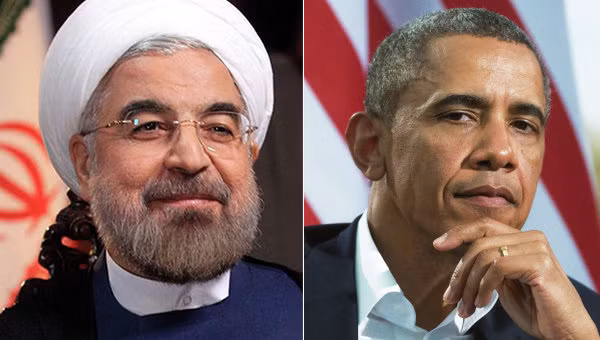 Tổng thống Mỹ Barach Obama và Tổng thống Iran Hassan Rouhani (trái). Tổng thống Mỹ Barach Obama và Tổng thống Iran Hassan Rouhani (trái).