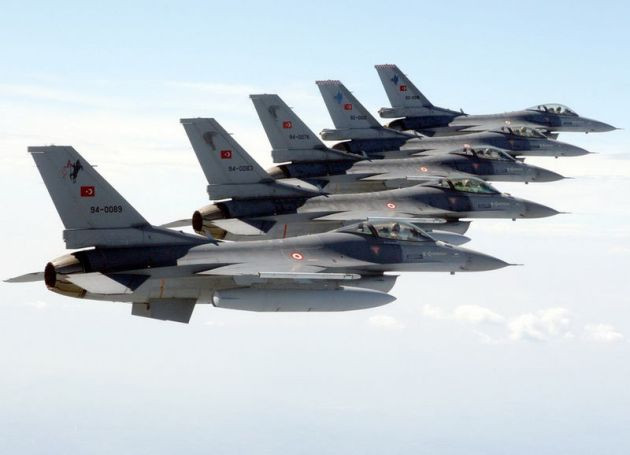 F-16 Thổ Nhĩ Kỳ, hình minh họa.