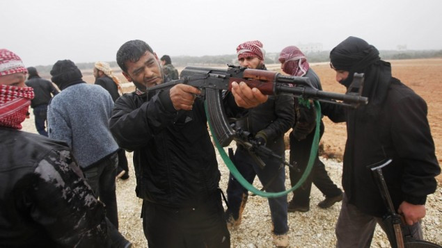 Chiến binh nổi dậy Syria.