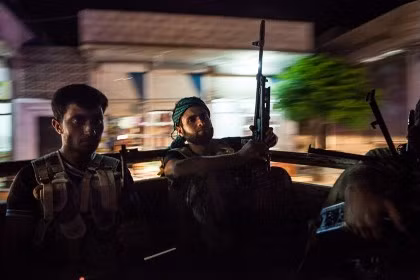 Chiến binh nổi dậy tại Syria.
