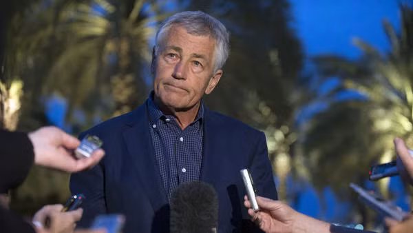 Bộ trưởng Quốc phòng Mỹ Chuck Hagel. Bộ trưởng Quốc phòng Mỹ Chuck Hagel.