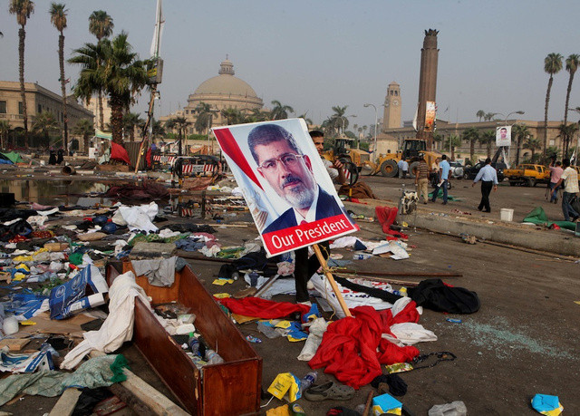 Sau một cuộc biểu tình ủng hộ cựu Tổng thống bị lật đổ Morsi tại Ai Cập. Sau một cuộc biểu tình ủng hộ cựu Tổng thống bị lật đổ Morsi tại Ai Cập.