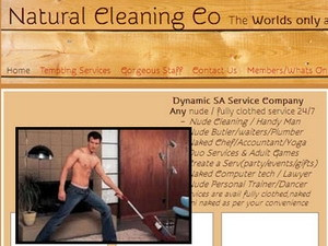 Trang chủ của công ty Natural Cleaning. Ảnh: AsiaOne