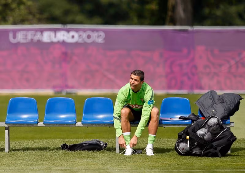 Hình ảnh hài hước của CR7.
