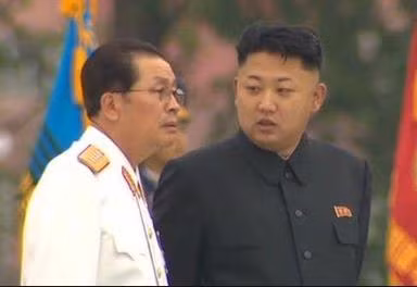 Jang Song-thaek và Kim Jong-un. Jang Song-thaek và Kim Jong-un.