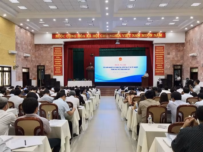 Hội nghị thu hút nhiều cán bộ tham gia. Nguồn: Bộ Giáo dục và Đào tạo