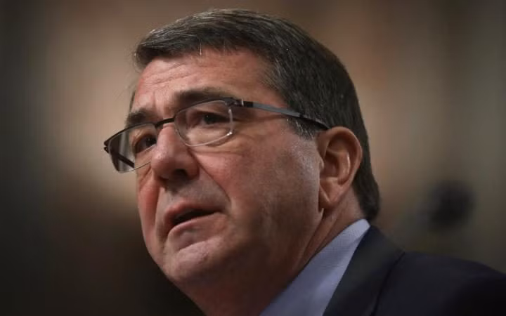 Bộ trưởng Quốc phòng Mỹ Ash Carter, ảnh: ALEX WONG / GETTY.
