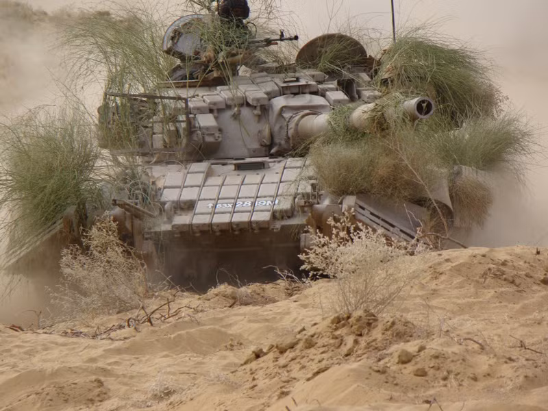 Một góc nhìn khác của chiếc tăng T-72