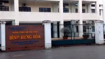 Trường Trung học phổ thông Bình Hưng Hòa. (Ảnh: H.L)