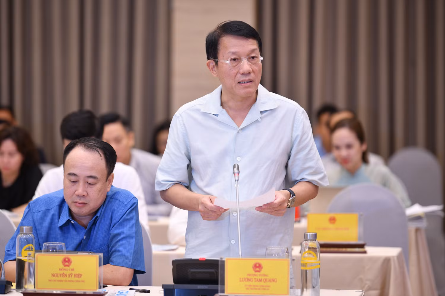 Thứ trưởng Bộ Công an Lương Tam Quang phát biểu tại Hội nghị Tổng kết năm học 2022 - 2023, triển khai nhiệm vụ năm học 2023 – 2024. Thứ trưởng Bộ Công an Lương Tam Quang phát biểu tại Hội nghị Tổng kết năm học 2022 - 2023, triển khai nhiệm vụ năm học 2023 – 2024.