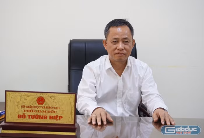 Tiến sĩ Đỗ Tường Hiệp – Phó Giám đốc Sở Giáo dục và Đào tạo tỉnh Đắk Lắk. (Ảnh: PM).