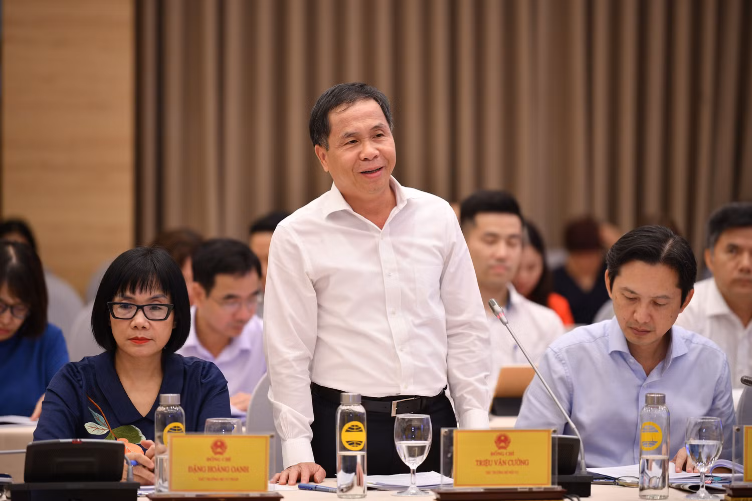 Thứ trưởng Bộ Nội vụ Triệu Văn Cường chia sẻ tại Hội nghị Hội nghị Tổng kết năm học 2022 - 2023, triển khai nhiệm vụ năm học 2023 – 2024. Thứ trưởng Bộ Nội vụ Triệu Văn Cường chia sẻ tại Hội nghị Hội nghị Tổng kết năm học 2022 - 2023, triển khai nhiệm vụ năm học 2023 – 2024.