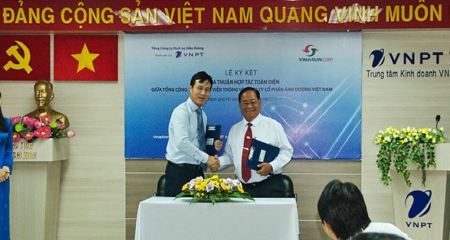 VinaPhone và VinaSun cùng triển khai dự án thẻ tích điểm đa năng Vpoint.