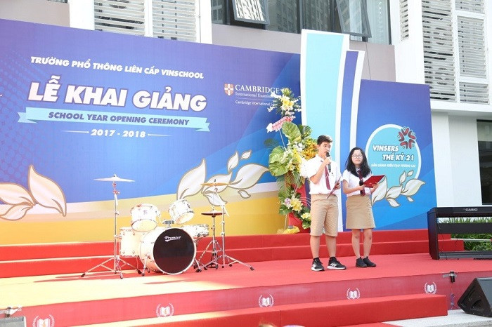 Thông điệp của năm học mới mang tên “Vinsers Thế kỷ 21 – Sẵn sàng kiến tạo tương lai”.