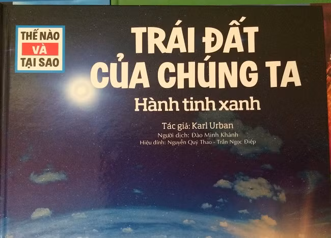 Hình ảnh tập Trái đất của chúng ta – hành tinh xanh.