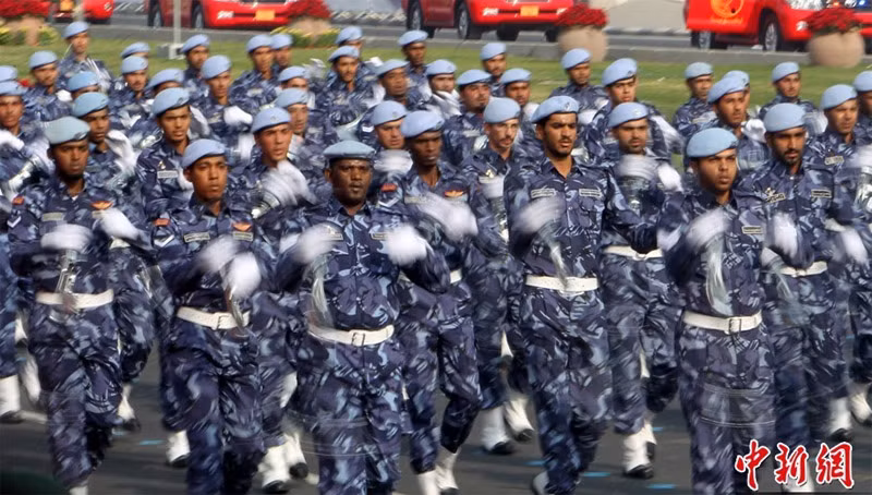 Binh lính Qatar tham gia lễ duyệt binh Binh lính Qatar tham gia lễ duyệt binh