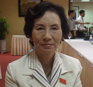 Đại biểu Quốc hội Bùi Thị An (Ảnh: Kiều Minh)