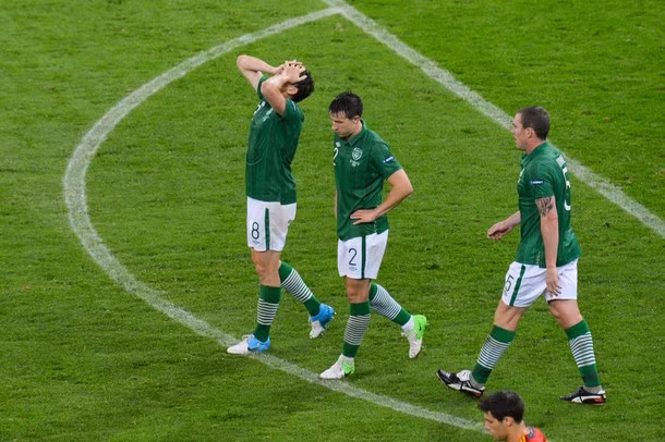 Cơn ác mộng của các cầu thủ CH Ireland.