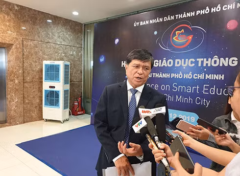Phó Giám đốc Sở Giáo dục và Đào tạo Thành phố Hồ Chí Minh - ông Nguyễn Văn Hiếu (ảnh: P.L)