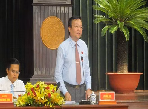 Giám đốc Sở Giáo dục và Đào tạo Thành phố Hồ Chí Minh - ông Lê Hồng Sơn (ảnh: P.L)